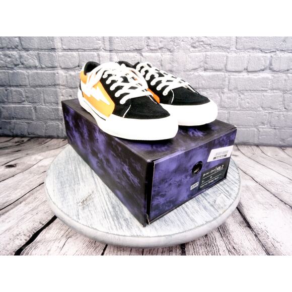 Revenge X Storm	Vol 2 Orange/Black Men 8 Vans Style Skaters Shoes New in Box - Picture 11 of 11